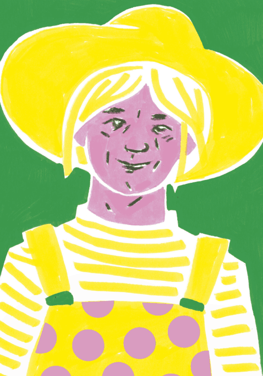 Ilustracja 1 z książki Zielona dziewczynka