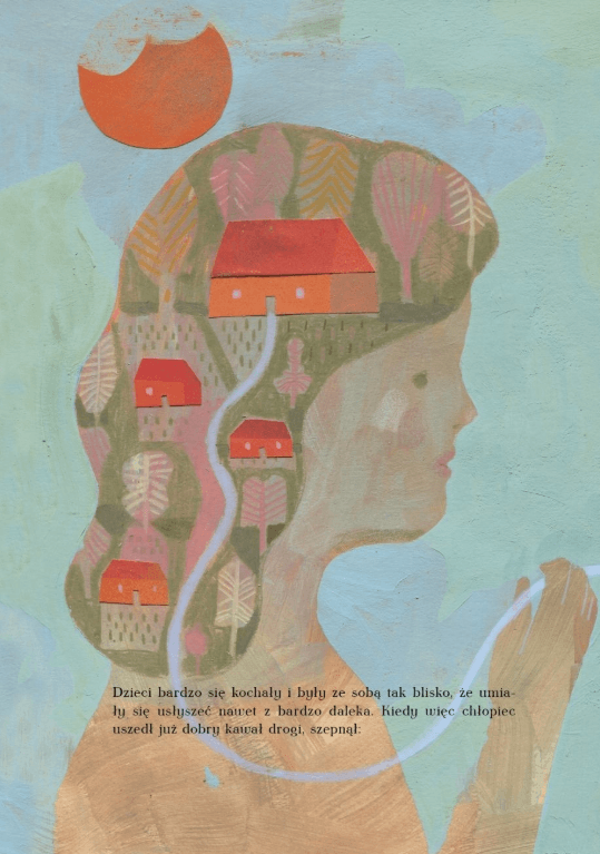 Ilustracja z książki Tkaczka chmur - scena 1