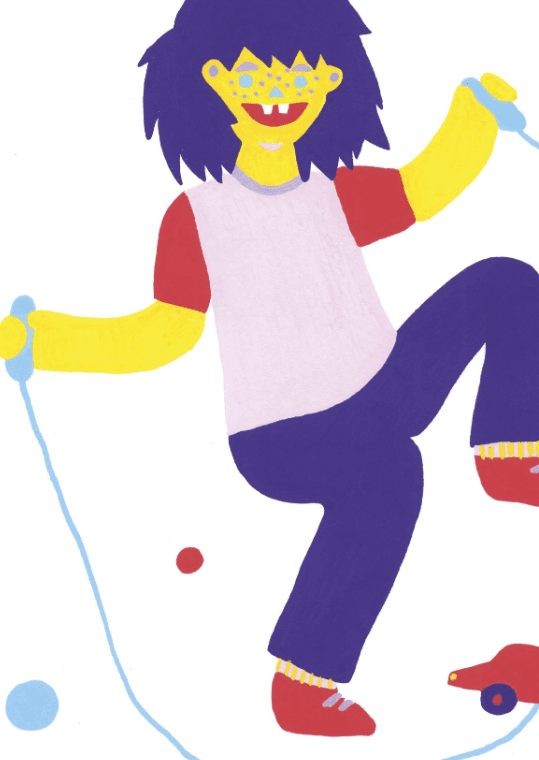 Ilustracja ze strony książki Skok - strona 3