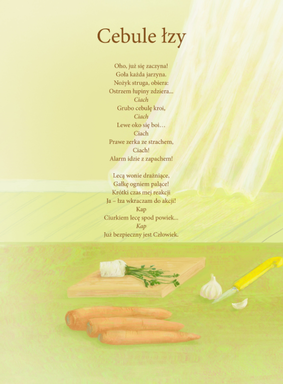 Ilustracja z książki Połezja - rodzaje łez